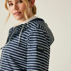 Women's Bayletta II Waterproof Jacket | Navy White Painterly Stripe