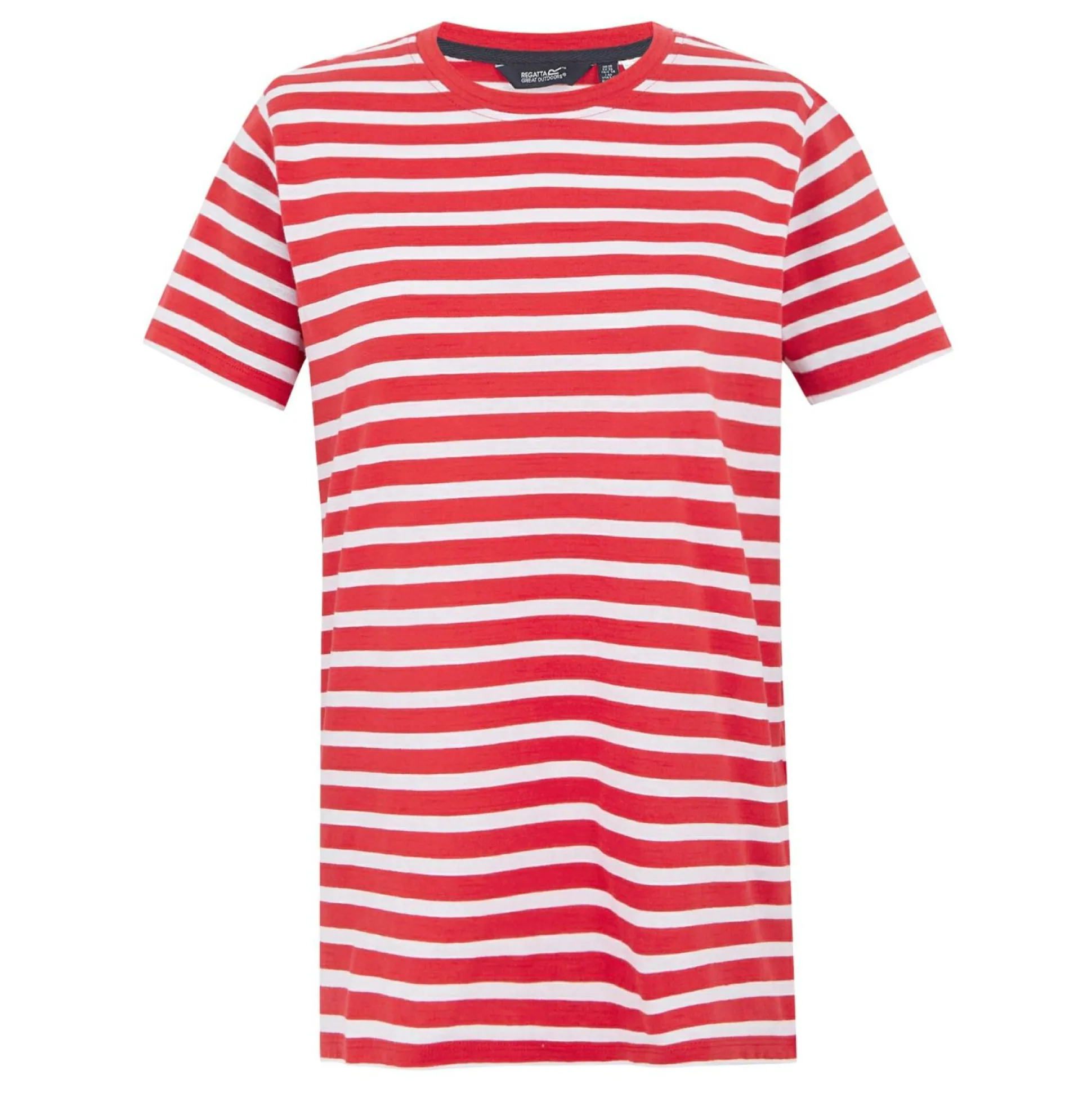 Women's Bayletta Short Sleeve T-Shirt | High Risk Red White Stripe