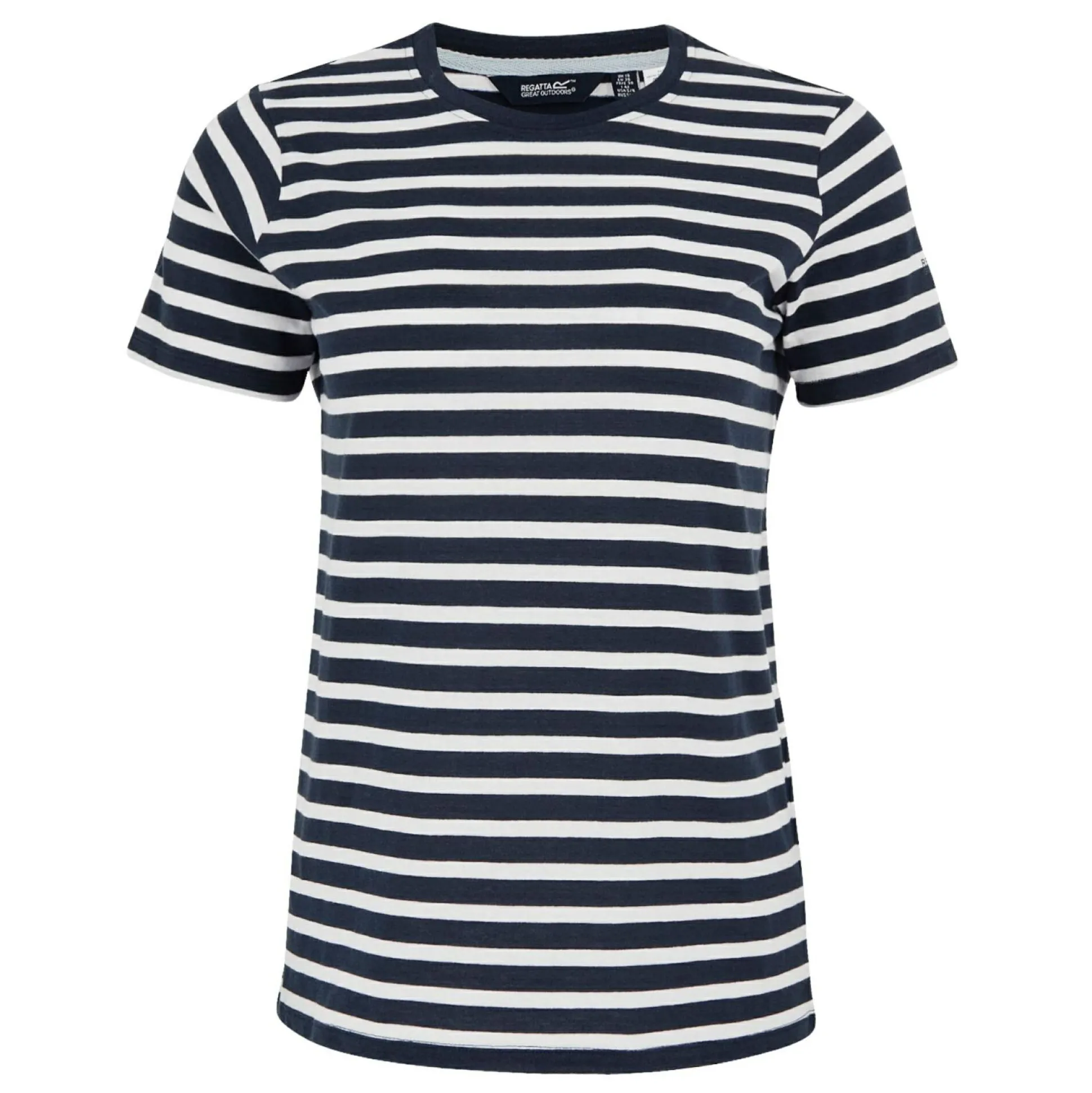 Women's Bayletta Short Sleeve T-Shirt | Navy White Stripe