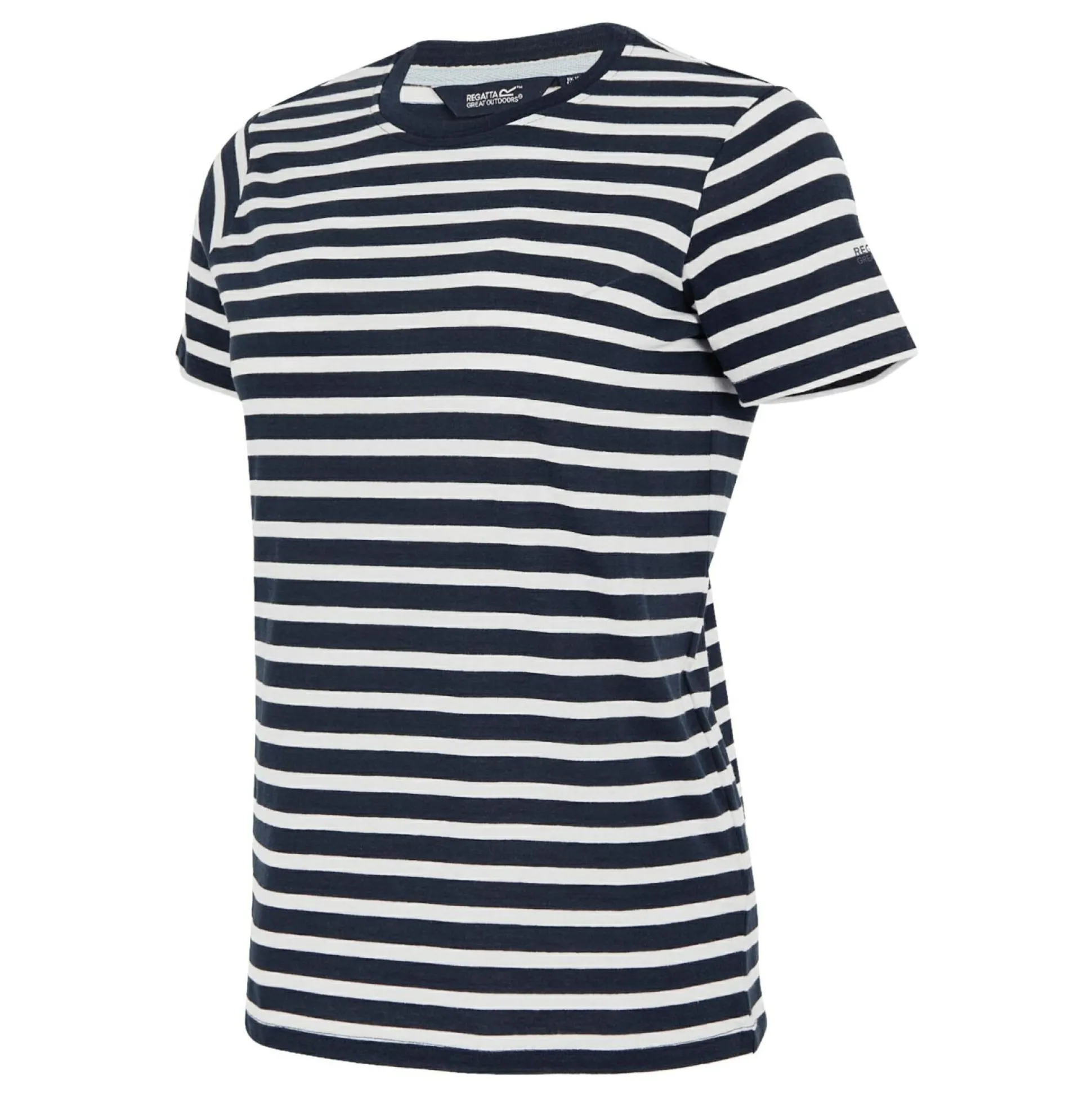 Women's Bayletta Short Sleeve T-Shirt | Navy White Stripe