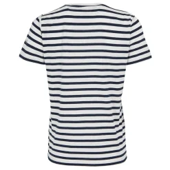 Women's Bayletta Short Sleeve T-Shirt | White Navy Stripe