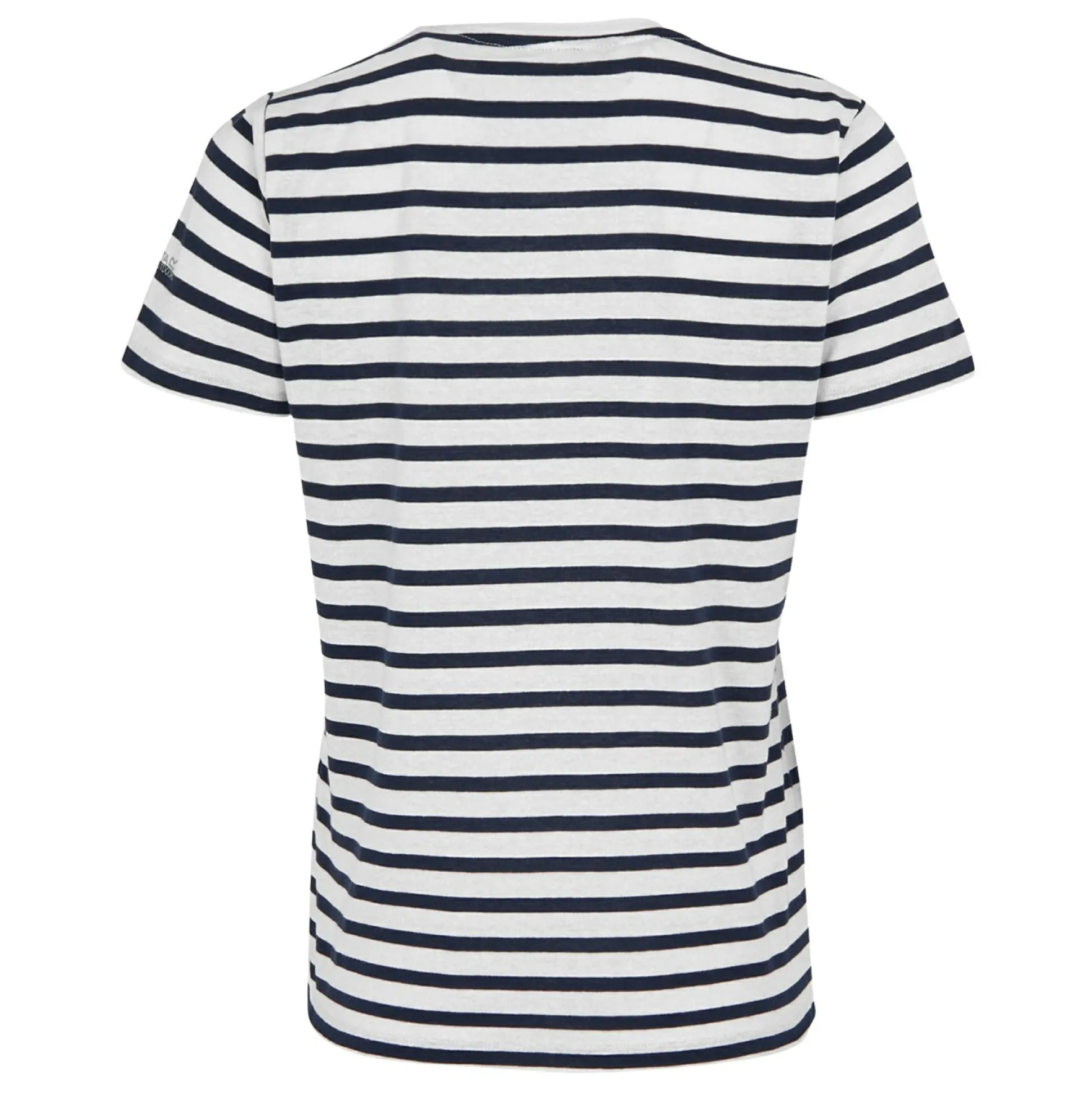 Women's Bayletta Short Sleeve T-Shirt | White Navy Stripe