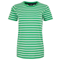 Women's Bayletta Short Sleeve T-Shirt | Island Green White Stripe