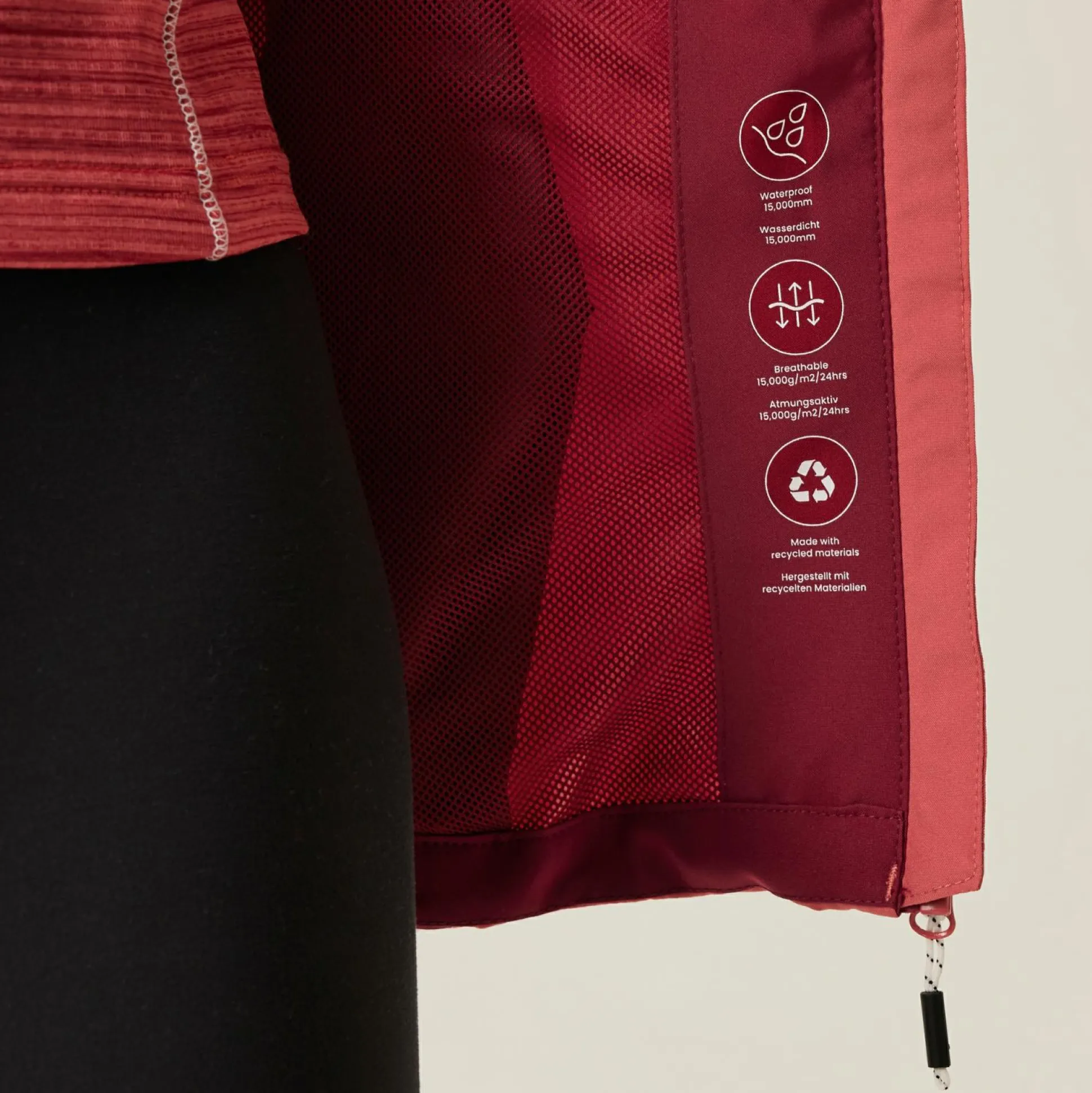Women's Birchdale Waterproof Jacket | Mineral Red Rumba Red