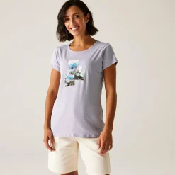 Women's Breezed V T-Shirt | Wisteria