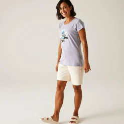 Women's Breezed V T-Shirt | Wisteria