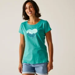 Women's Breezed V T-Shirt | Turquoise