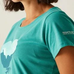 Women's Breezed V T-Shirt | Turquoise