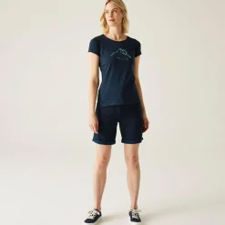 Women's Breezed V T-Shirt | Navy