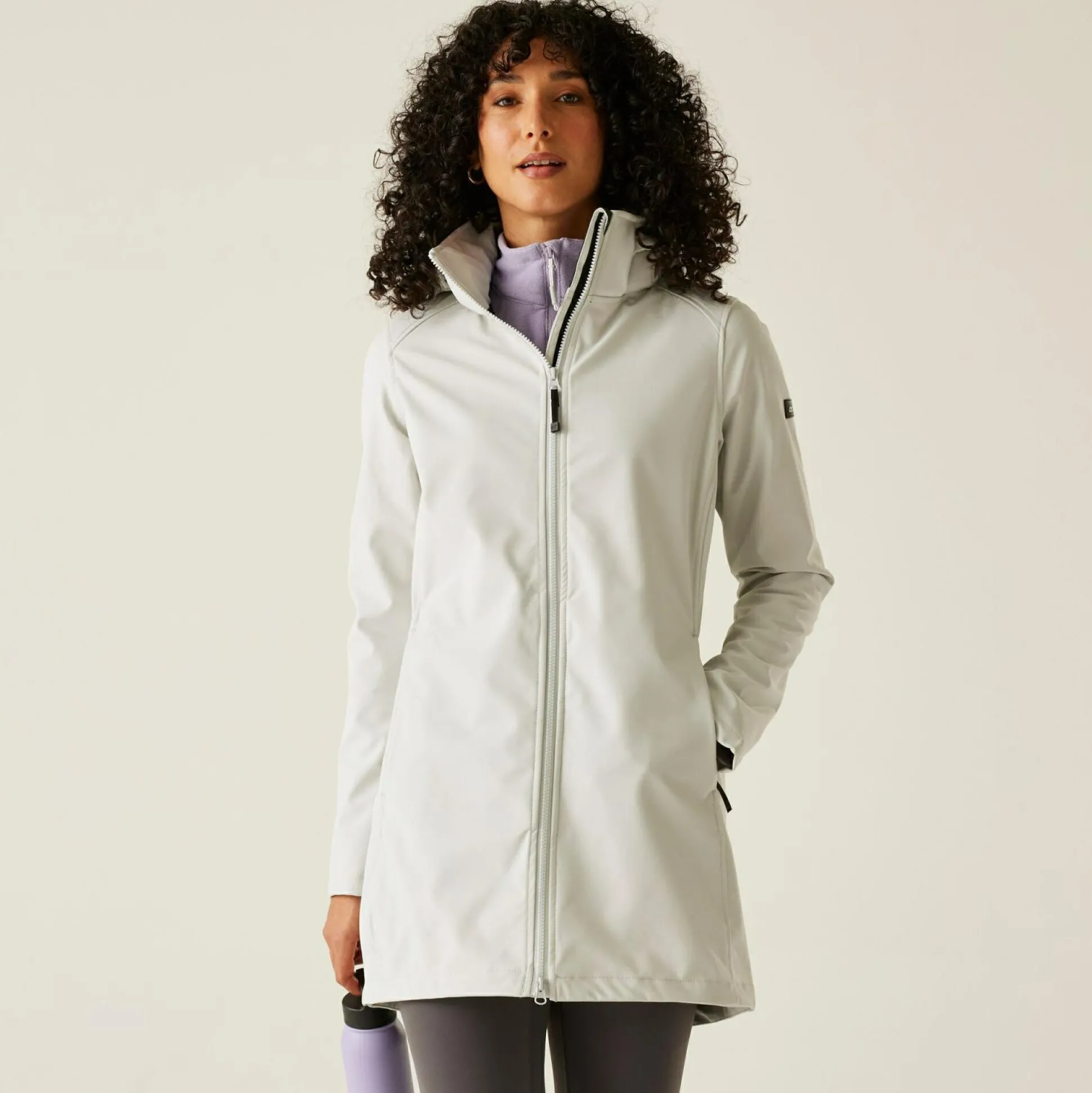 Women's Carisbrooke Softshell Jacket | Oyster Mushroom Wisteria