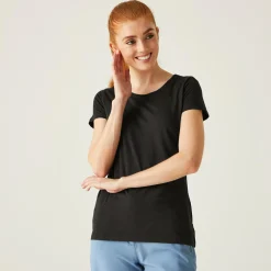 Women's Carlie Coolweave T-Shirt | Black