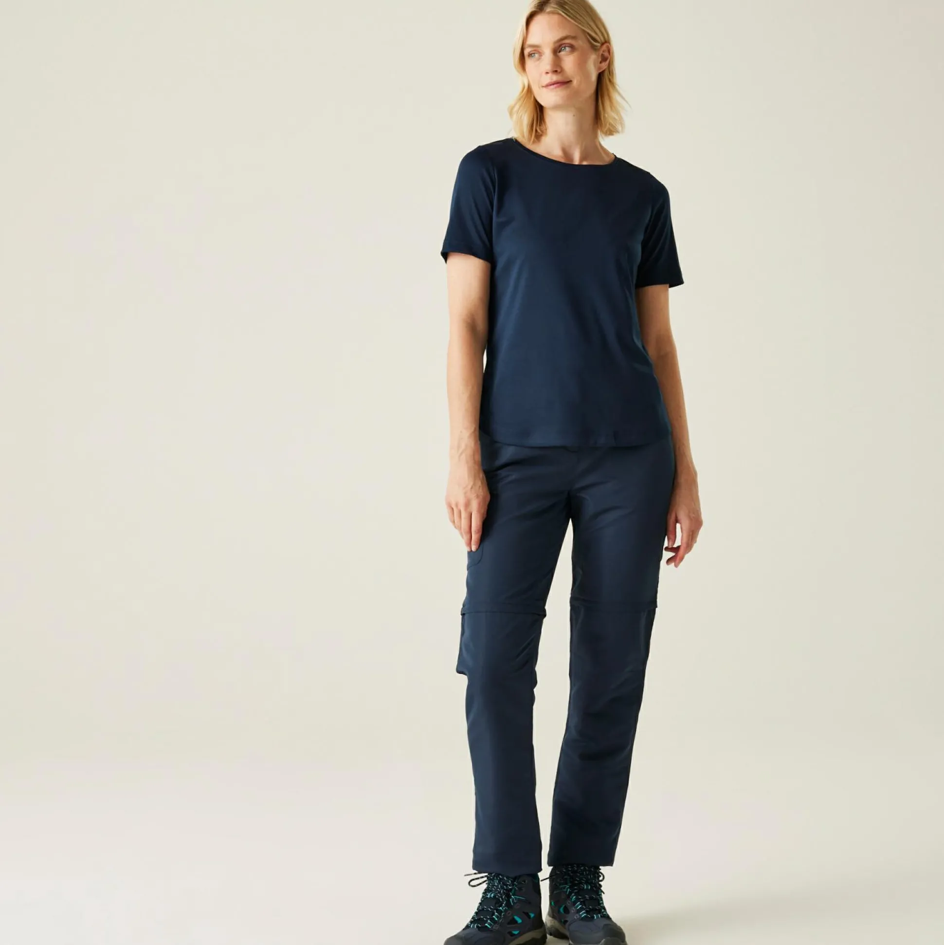 Women's Chaska III Zip Off Walking Trousers | Navy
