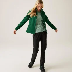 Women's Connie V Softshell Walking Jacket | Rain Forest Marl