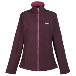 Women's Connie V Softshell Walking Jacket | Deep Plum Marl