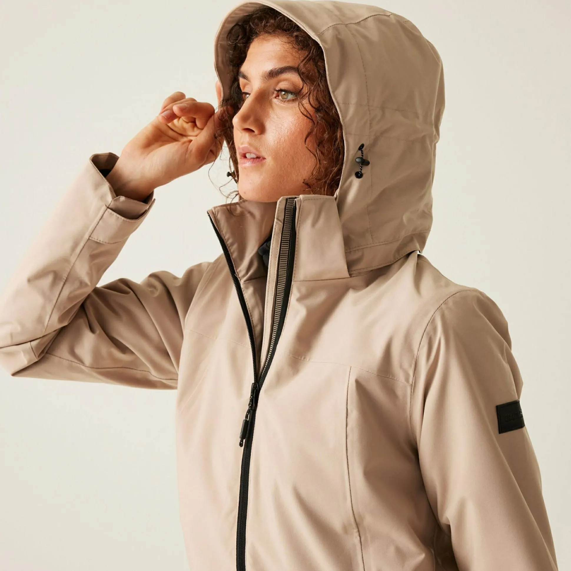 Women's Coriver 3-in-1 Jacket | Warm Taupe Black Inner