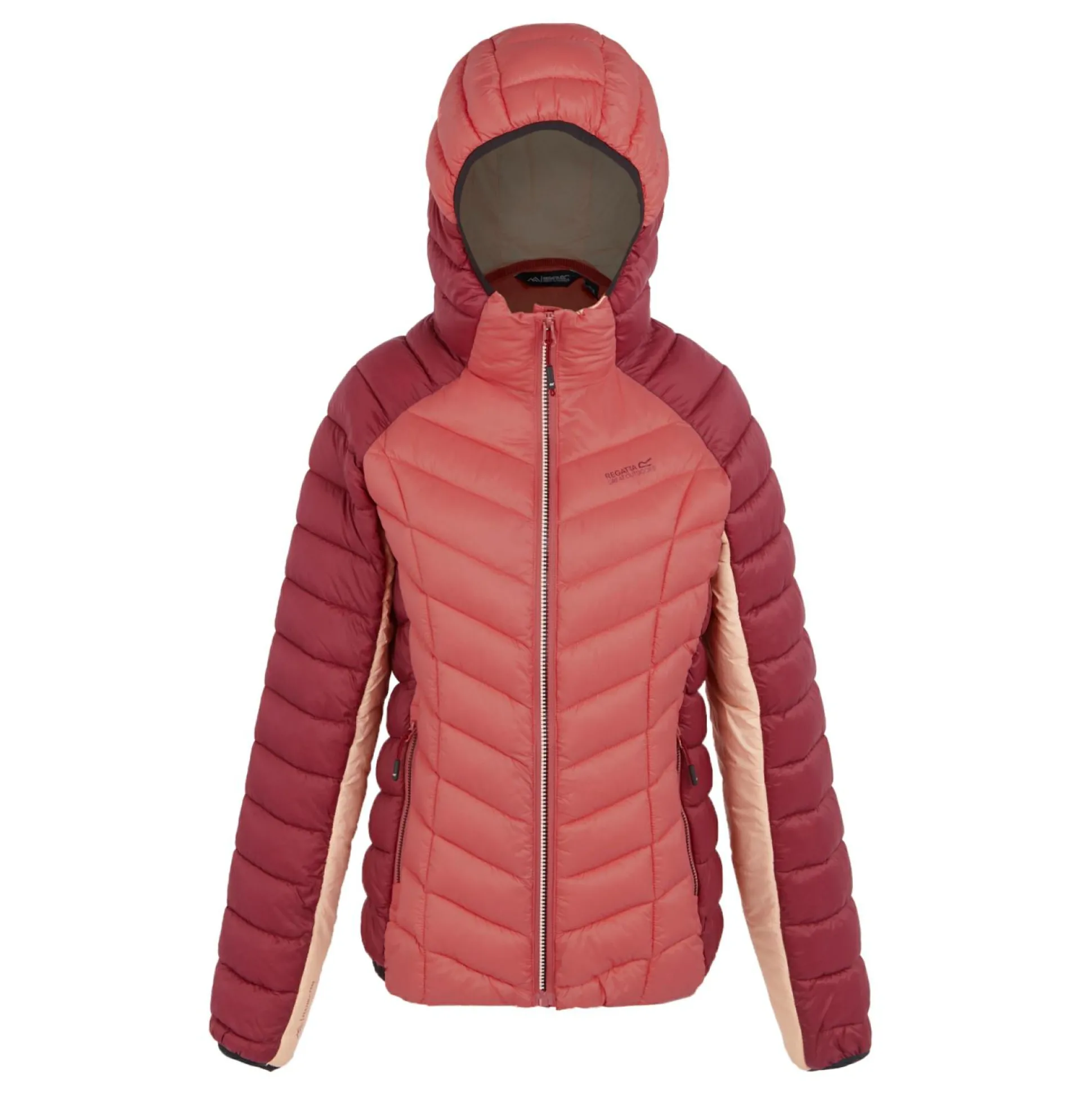 Women's Dalent Quilted Hooded Jacket | Rumba Red Mineral Red