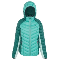 Women's Dalent Quilted Hooded Jacket | Rain Forest Dusty Green