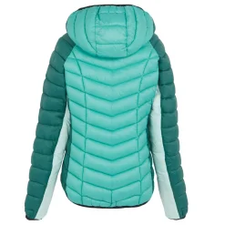 Women's Dalent Quilted Hooded Jacket | Rain Forest Dusty Green