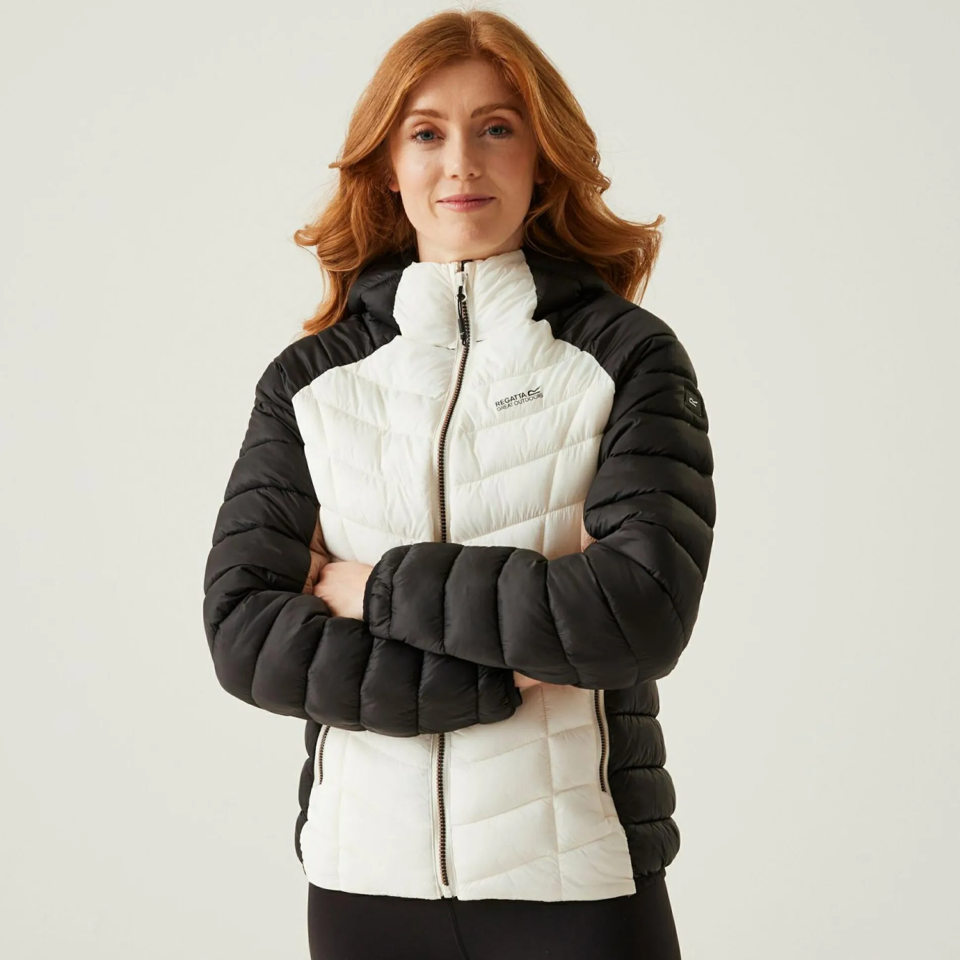 Women's Dalent Quilted Hooded Jacket | Black Blanc De Blanc
