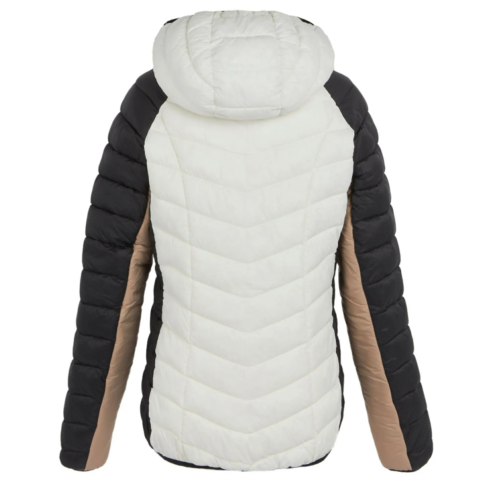 Women's Dalent Quilted Hooded Jacket | Black Blanc De Blanc