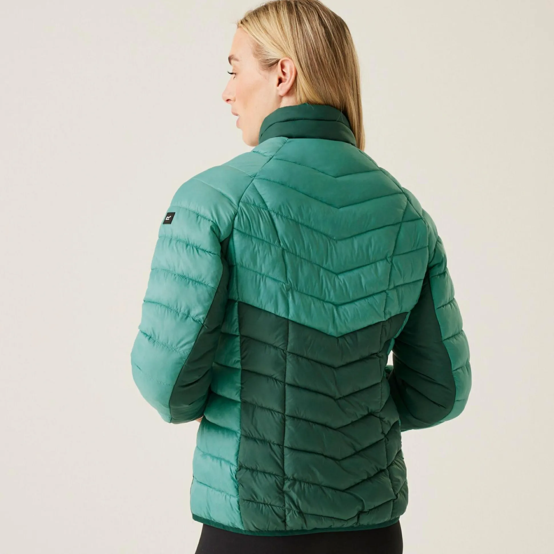 Women's Dalent Quilted Jacket | Dusty Green Rain Forest Green