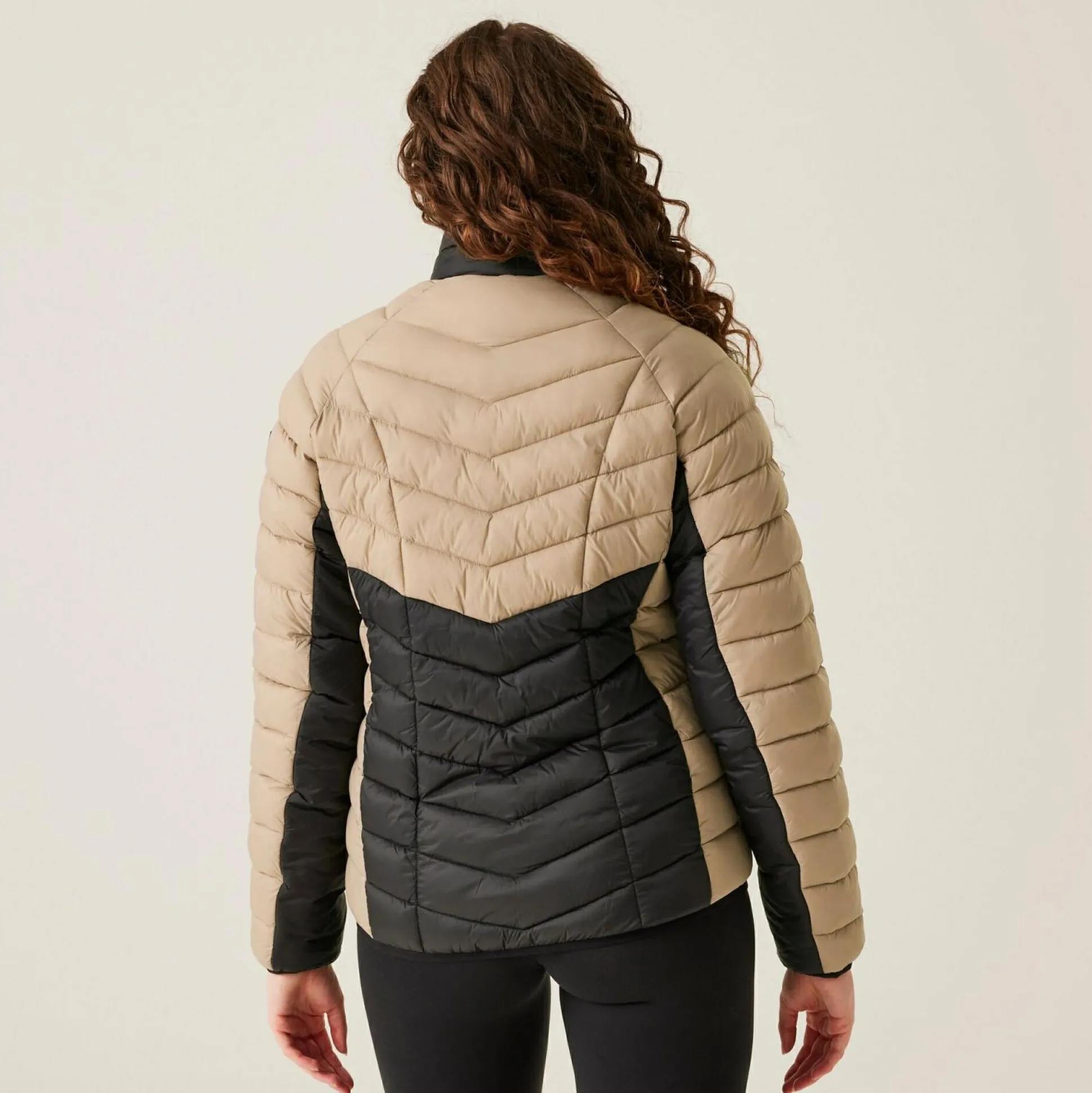 Women's Dalent Quilted Jacket | Warm Taupe Black