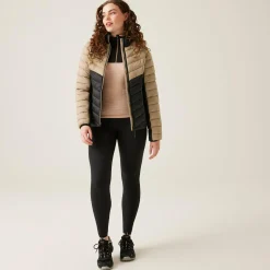 Women's Dalent Quilted Jacket | Warm Taupe Black
