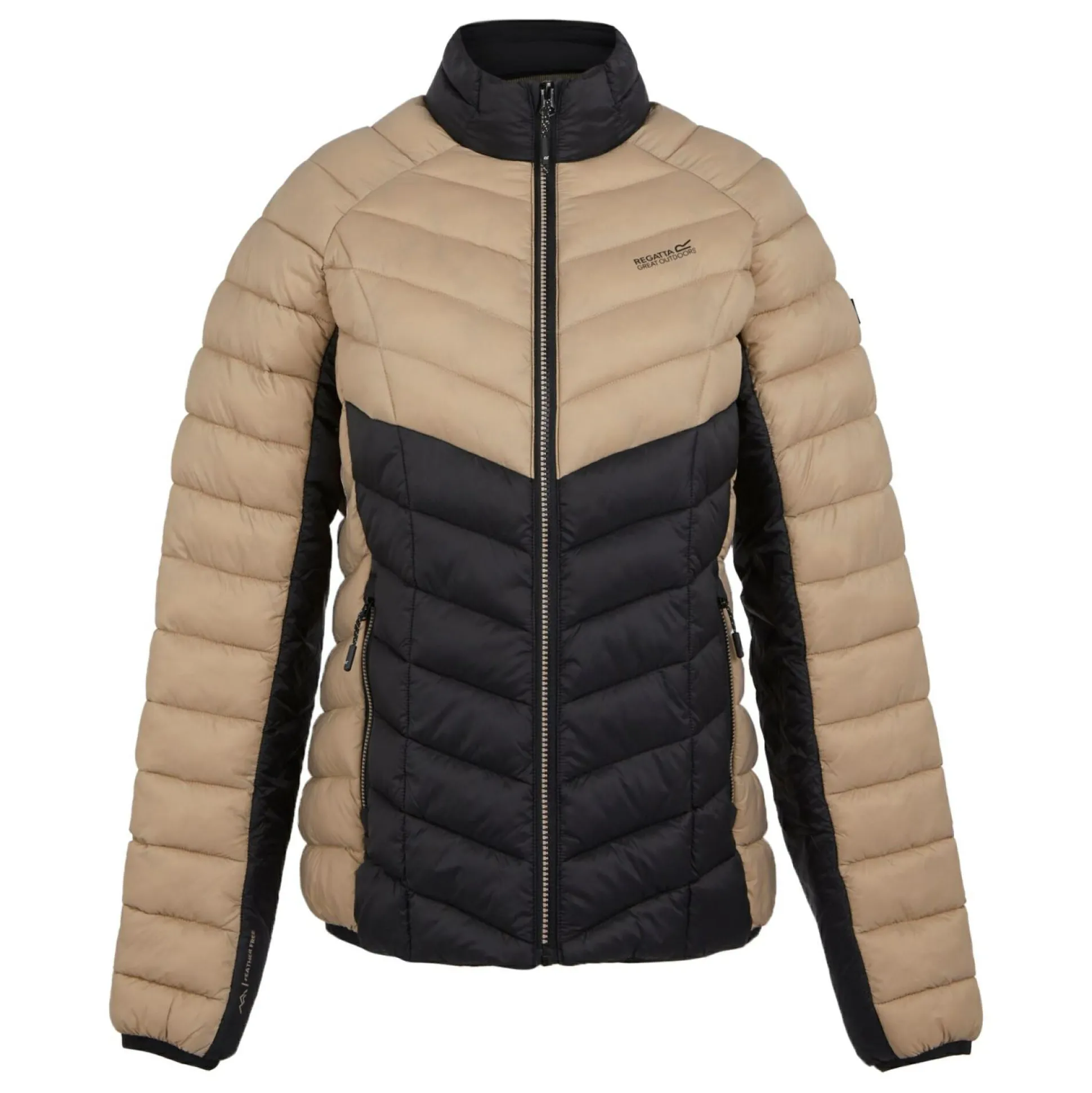 Women's Dalent Quilted Jacket | Warm Taupe Black