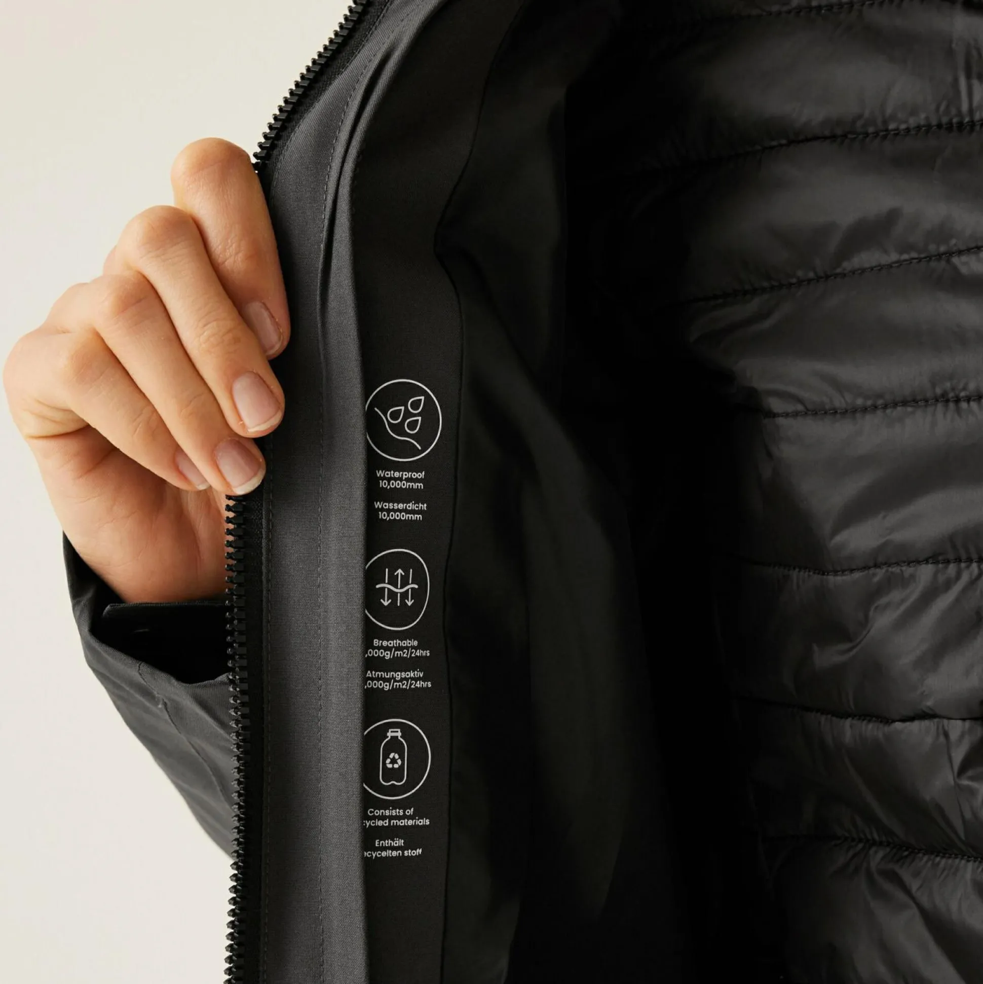 Women's Denbury V 3-in-1 Jacket | Ash Black