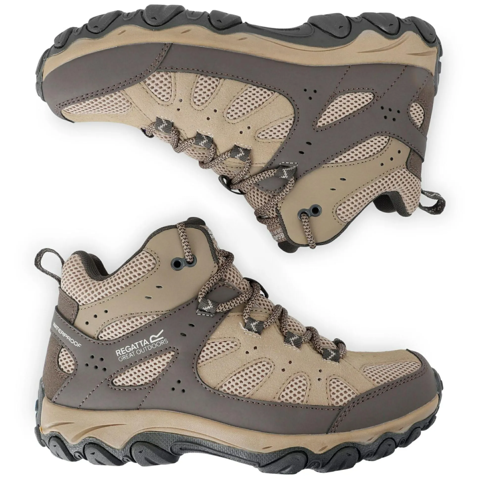 Womens Edgepoint IV Mid Walking Boots | Taupe Beige