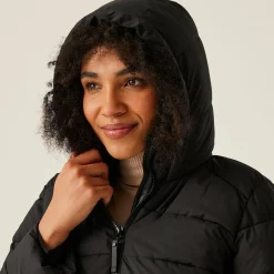 Women's Elender Baffled Jacket | Black