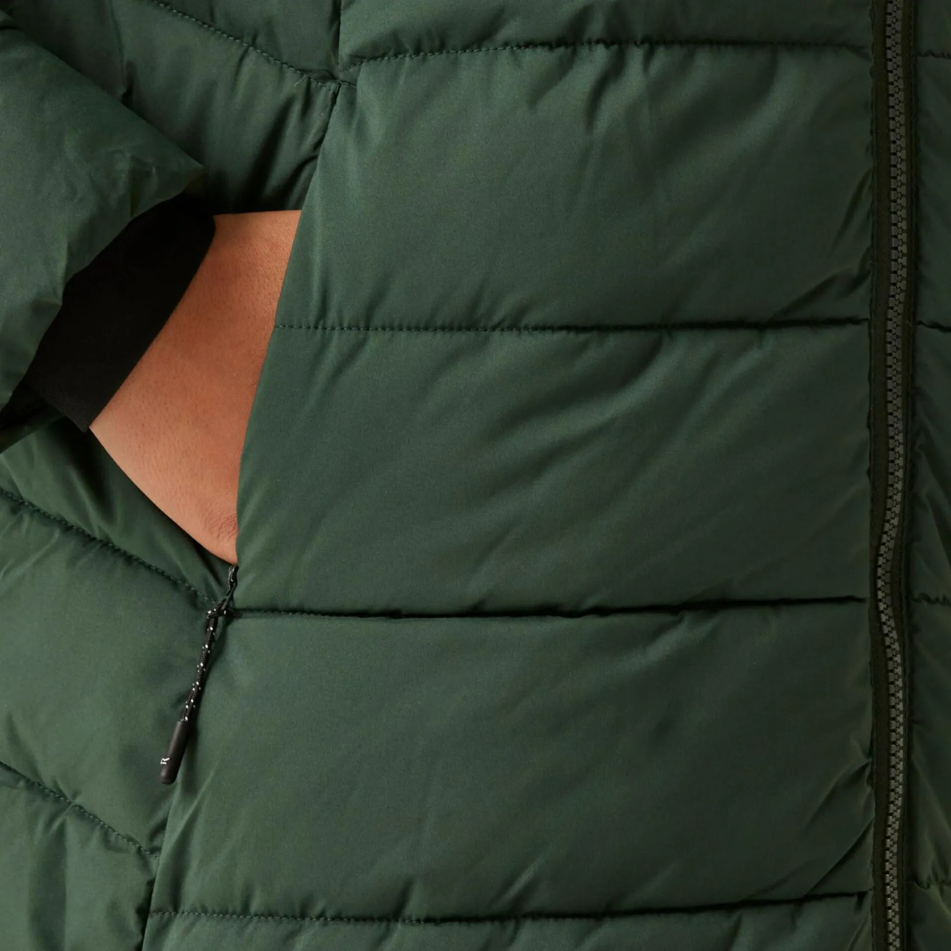 Women's Elender Baffled Jacket | Darkest Spruce