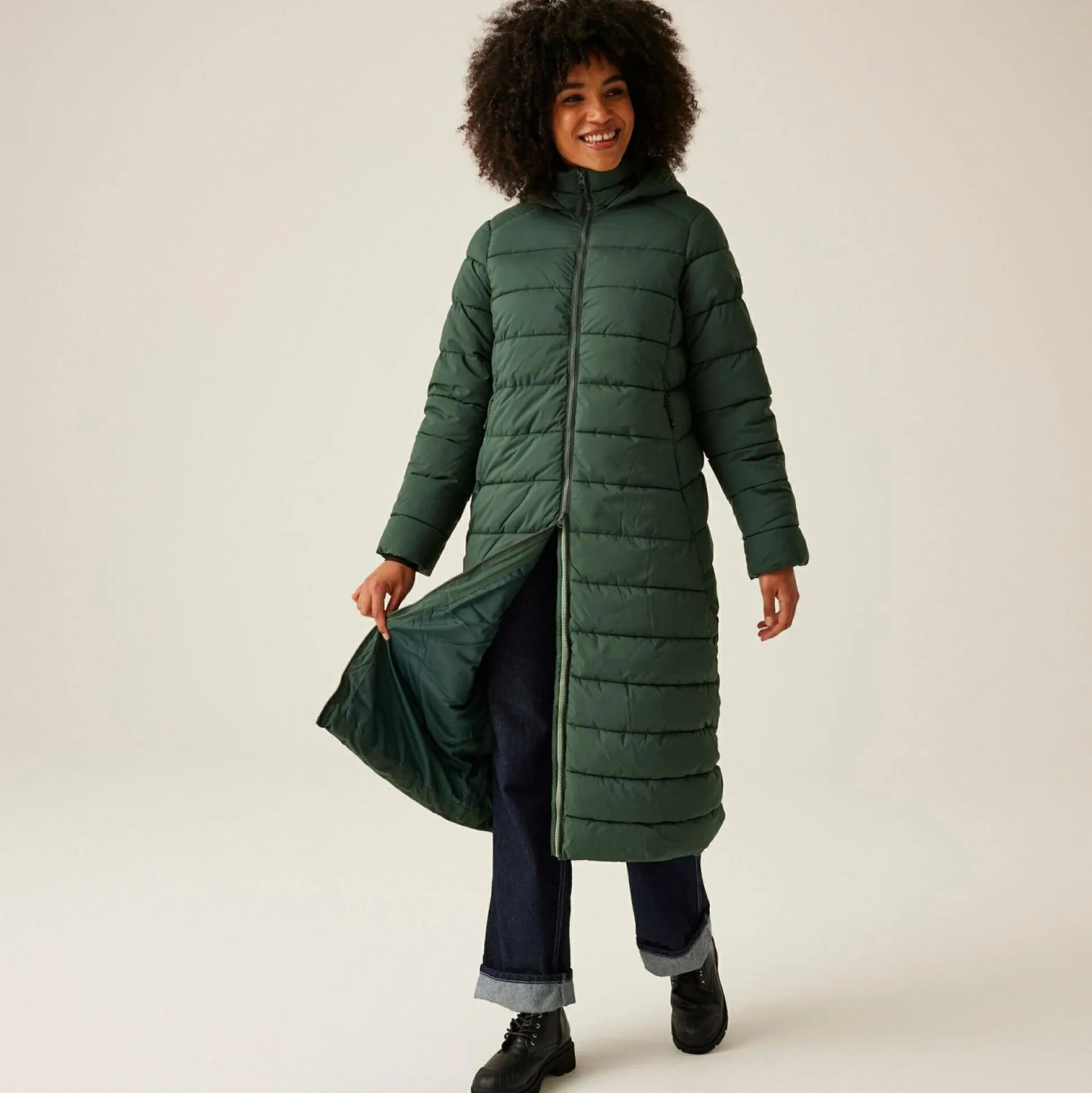 Women's Elender Baffled Jacket | Darkest Spruce