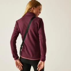 Women's Elzie Full Zip Fleece | Dark Pimento