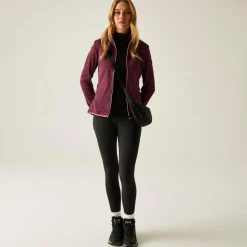 Women's Elzie Full Zip Fleece | Dark Pimento
