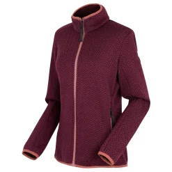 Women's Elzie Full Zip Fleece | Dark Pimento