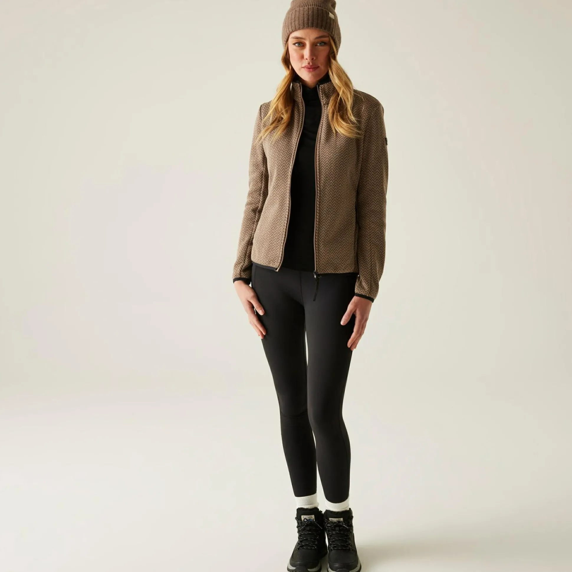 Women's Elzie Full Zip Fleece | Brown