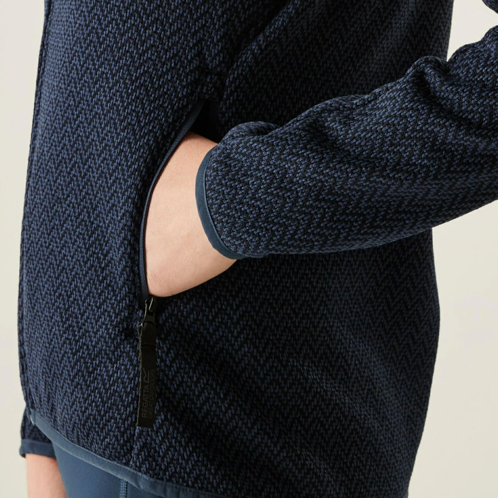 Women's Elzie Full Zip Fleece | Navy Blue