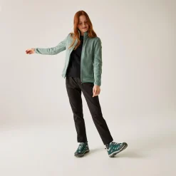 Women's Elzie Full Zip Fleece | Green Haze