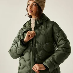 Women's Embrie Quilted Jacket | Dark Khaki