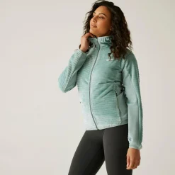 Women's Endra Hooded Fleece | Green Haze