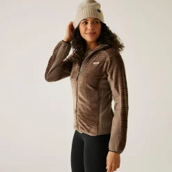 Women's Endra Hooded Fleece | Brown