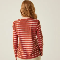 Women's Federica II Long Sleeved T-Shirt | Red Ochre Light Vanilla