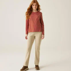 Women's Federica II Long Sleeved T-Shirt | Red Ochre Light Vanilla