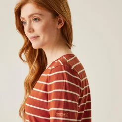 Women's Federica II Long Sleeved T-Shirt | Red Ochre Light Vanilla