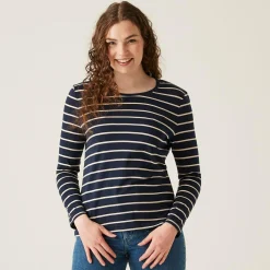 Women's Federica II Long Sleeved T-Shirt | Navy Light Vanilla