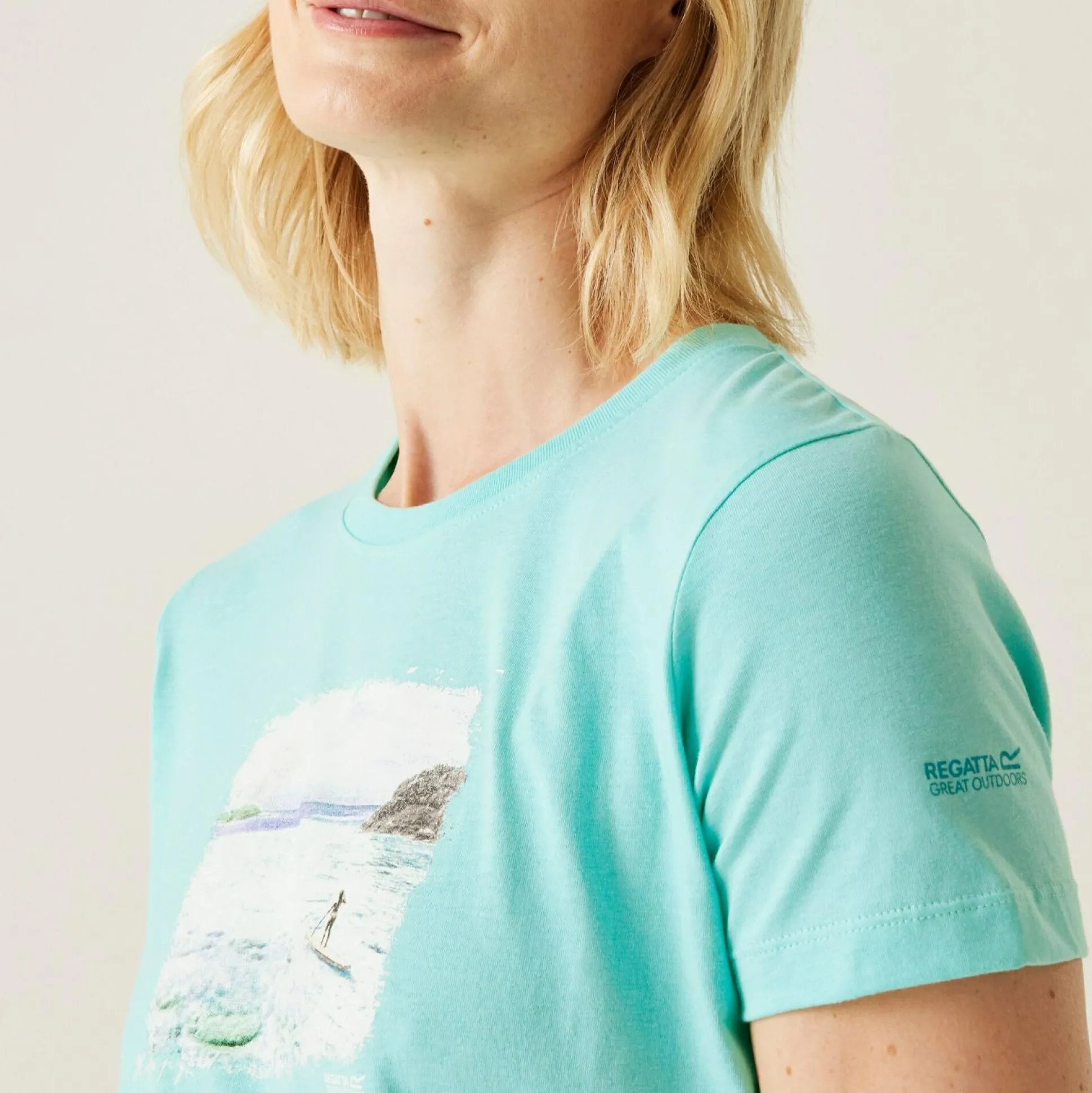 Women's Filandra VX T-Shirt | Aruba Blue Paddle Board