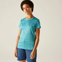 Women's Fingal Edition T-Shirt | Aruba Blue Leaf