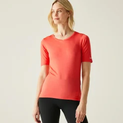 Women's Fingal II V-Neck T-Shirt | Peach Bloom