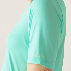 Women's Fingal II V-Neck T-Shirt | Aruba Blue